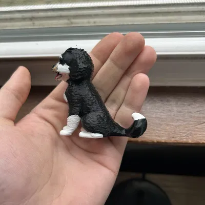 Tượng Chó Bernedoodle (In đa màu hoặc đơn sắc)