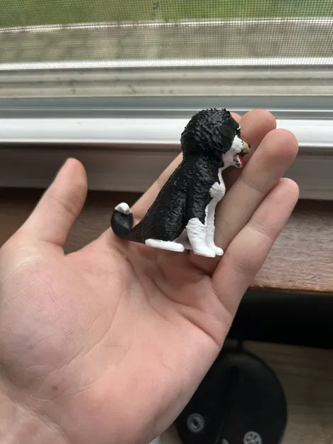 Tượng Chó Bernedoodle (In đa màu hoặc đơn sắc) - Image 5