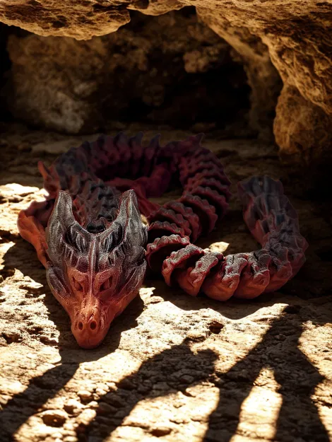 The Articulating Blood Dragon - Mô hình rồng khớp nối - Image 1