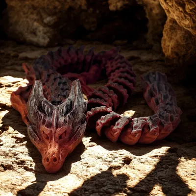 The Articulating Blood Dragon - Mô hình rồng khớp nối