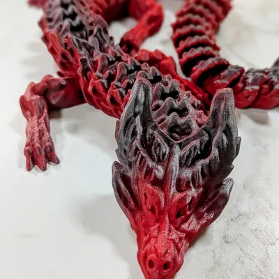 The Articulating Blood Dragon - Mô hình rồng khớp nối