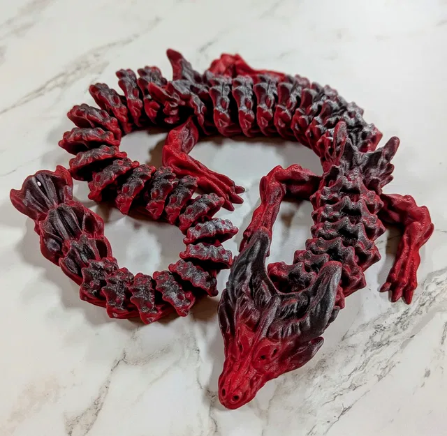 The Articulating Blood Dragon - Mô hình rồng khớp nối - Image 3