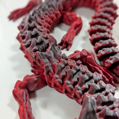 The Articulating Blood Dragon - Mô hình rồng khớp nối