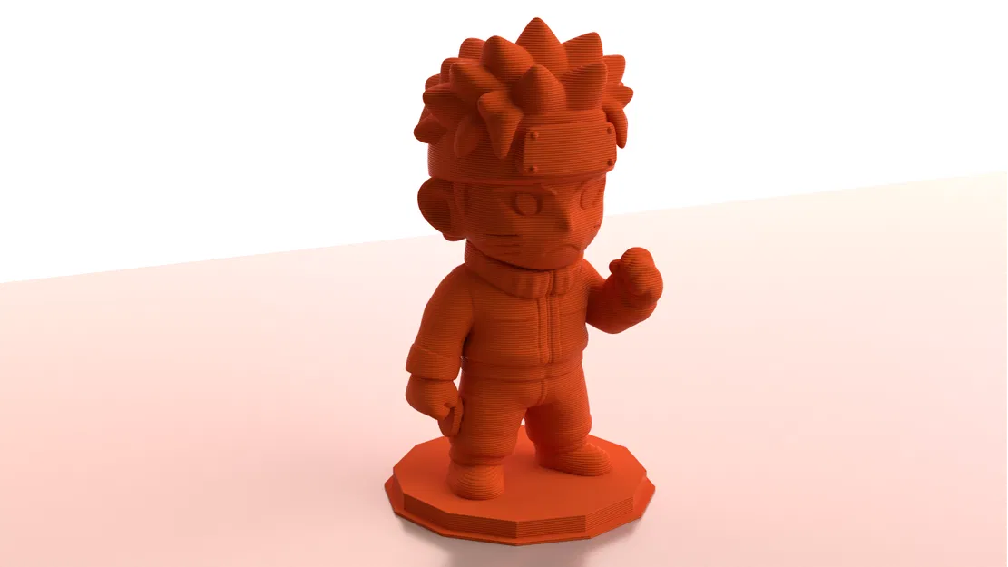 Mô hình 3D Uzumaki Naruto chibi đáng yêu - File in chất lượng cao - Image 1