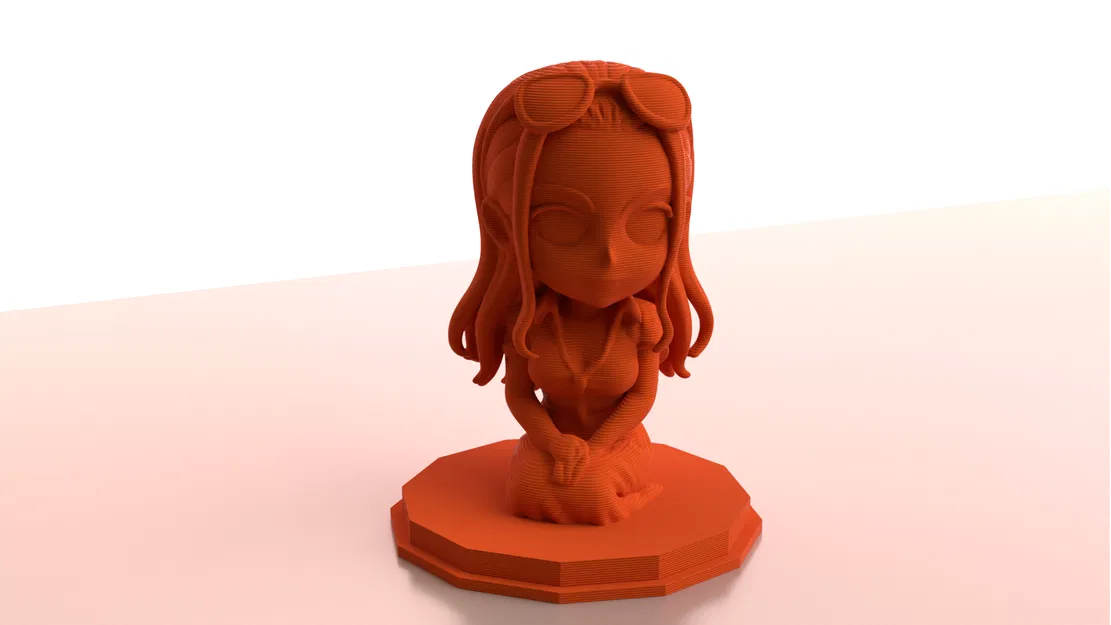 Mô hình Nico Robin Chibi đáng yêu cho fan One Piece - File in 3D chất lượng - Image 1