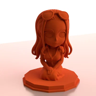 Mô hình Nico Robin Chibi đáng yêu cho fan One Piece - File in 3D chất lượng