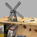 Mô hình trang trí cối xay gió Hà Lan (Dutch Windmill) in 3D - Thumbnail 1