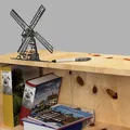 Mô hình trang trí cối xay gió Hà Lan (Dutch Windmill) in 3D - Thumbnail 2