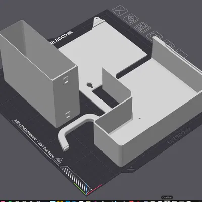 Ngăn chứa rác thải nhựa (poop drawer) cho Elegoo Centauri Carbon