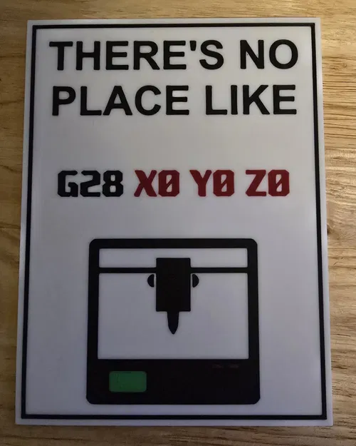 No Place Like Home - Bảng hiệu trang trí dành cho tín đồ CNC - Image 1