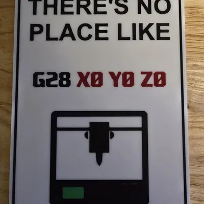 No Place Like Home - Bảng hiệu trang trí dành cho tín đồ CNC