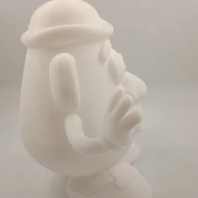 Mô hình 3D Ông Đầu Khoai Tây (Monsieur Patate) phong cách Pixar