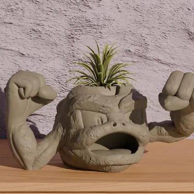 Geodude - Chậu Cây Pokemon