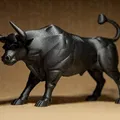 Mô hình tượng Chú Bò Dũng Mãnh (Mighty Bull Figurine) - Thumbnail 1