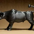 Mô hình tượng Chú Bò Dũng Mãnh (Mighty Bull Figurine) - Thumbnail 3