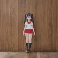 Mô hình 3D Anime School Girl dễ thương để trang trí bàn học - Thumbnail 1