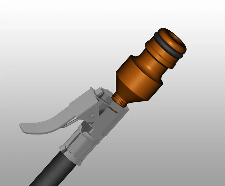 Adapter chuyển đổi từ van lốp xe sang đầu nối Gardena - Image 1