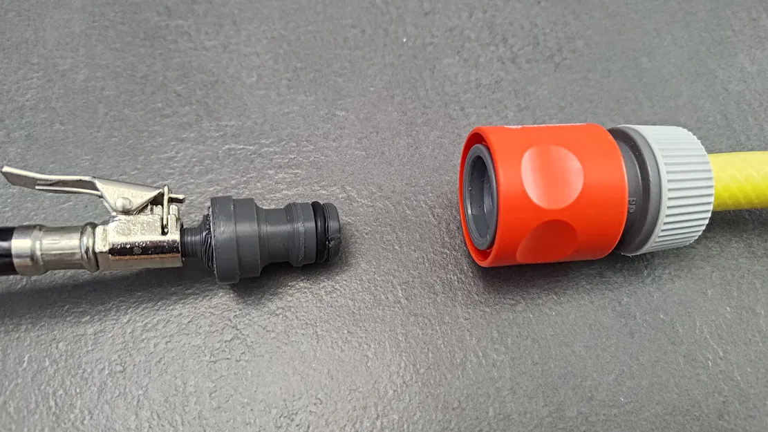 Adapter chuyển đổi từ van lốp xe sang đầu nối Gardena - Image 2