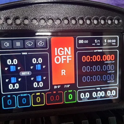 VoCore 5 Sim Dash với đèn LED báo tua