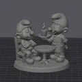 Diorama Quán Cà Phê Xì Trum - Góc Thư Giãn Ở Làng Xì Trum - Thumbnail 2