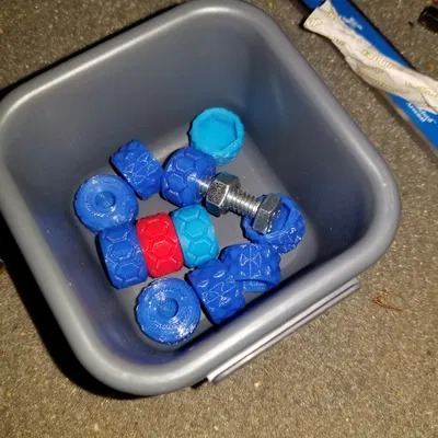 Nút vặn, Núm xoay và Hạt trang trí tùy chỉnh (OpenSCAD)