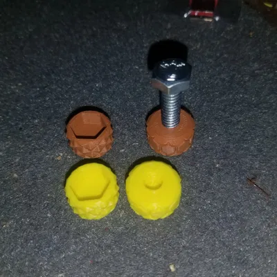 Nút vặn, Núm xoay và Hạt trang trí tùy chỉnh (OpenSCAD)