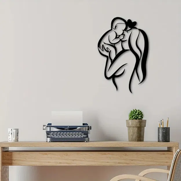WallArt Baby Mother Love – Tranh treo tường 3D nghệ thuật - Image 1