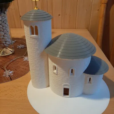 Mô hình 3D Rotunda thánh George - Kiến trúc cổ điển tinh xảo