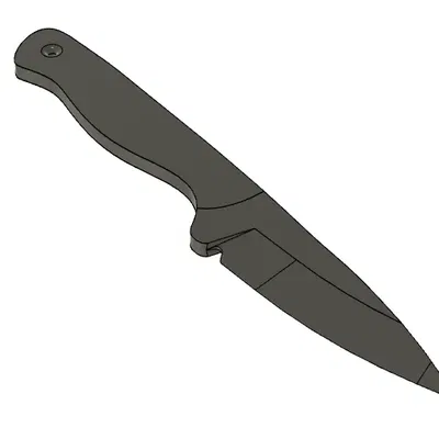 Mô hình dao trang trí 3D - Dự án in ấn thú vị và chi tiết