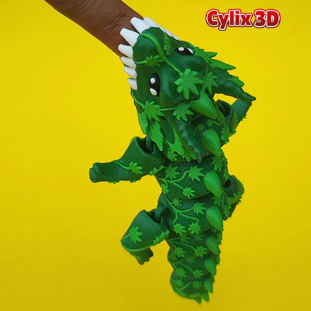 Rồng Cannabis Khớp Nối, Đồ Chơi Cắn Siêu Linh Hoạt - Image 2