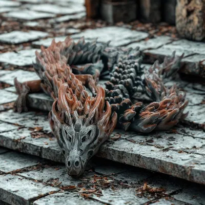 Mô hình Rồng Quỷ Cử Động - Articulated Demon Dragon