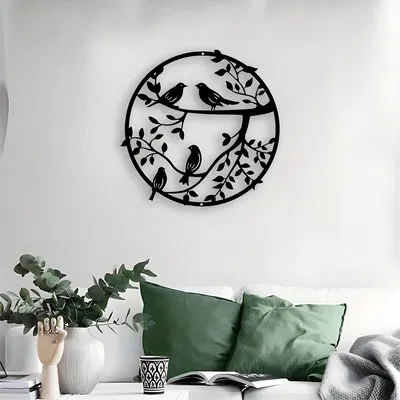 Tranh treo tường 3D: Chim trên cành cây (WallArt Birds on a Tree)