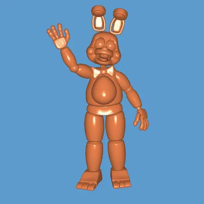Mô hình Toy Bonnie từ FNAF 2 - File in 3D chất lượng cao