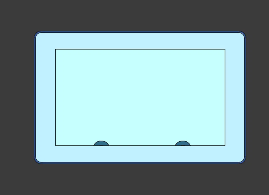 Vỏ bảo vệ màn hình Sunton 7inch (ESP32-8048S070) kèm chân đế (có file FreeCAD) - Image 9