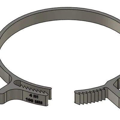 Kẹp Ống 100mm (4 inch) (Đã bổ sung thêm kích thước)