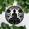 WallArt Buddha 005 - Tranh treo tường 3D hiện đại, nghệ thuật - Thumbnail 1