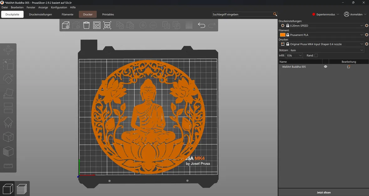 WallArt Buddha 005 - Tranh treo tường 3D hiện đại, nghệ thuật - Image 2