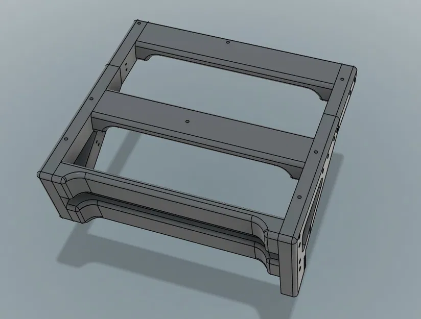 Khung máy tính ATX Open Frame phiên bản mỏng tối ưu (Slim Version) - Image 1