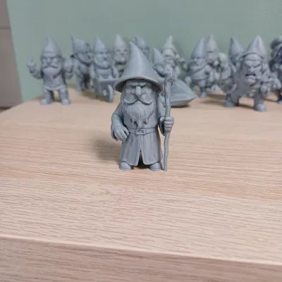 Mô hình Gandalf, chú lùn phù thủy 3D cực chi tiết cho người mới