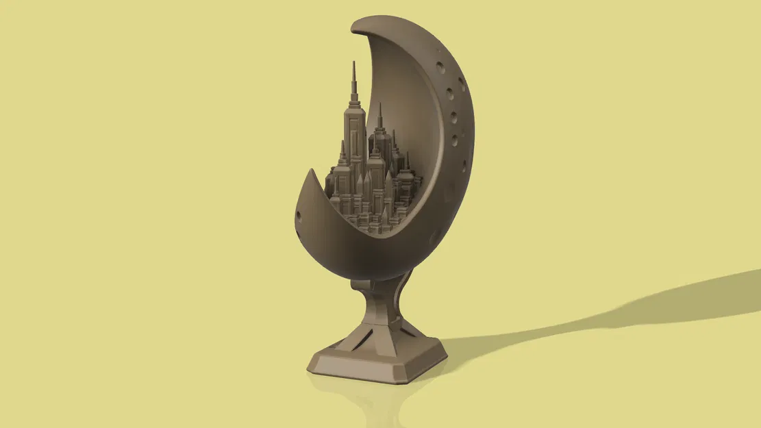 Mô hình Moon City - Thành phố tương lai trên cung trăng - Image 5