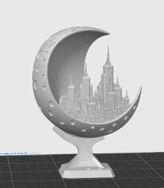 Mô hình Moon City - Thành phố tương lai trên cung trăng - Image 8