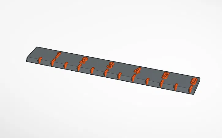 Thước kẻ 6 inch thiết kế đơn giản dễ in 3D cho mọi người - Image 1