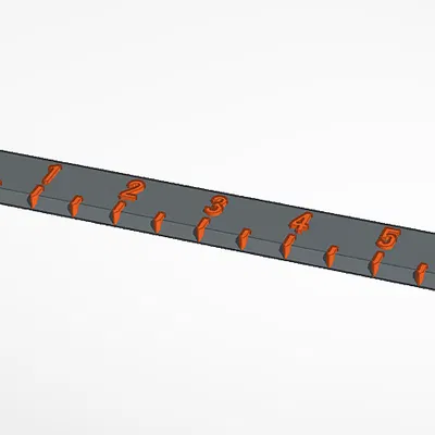 Thước kẻ 6 inch thiết kế đơn giản dễ in 3D cho mọi người