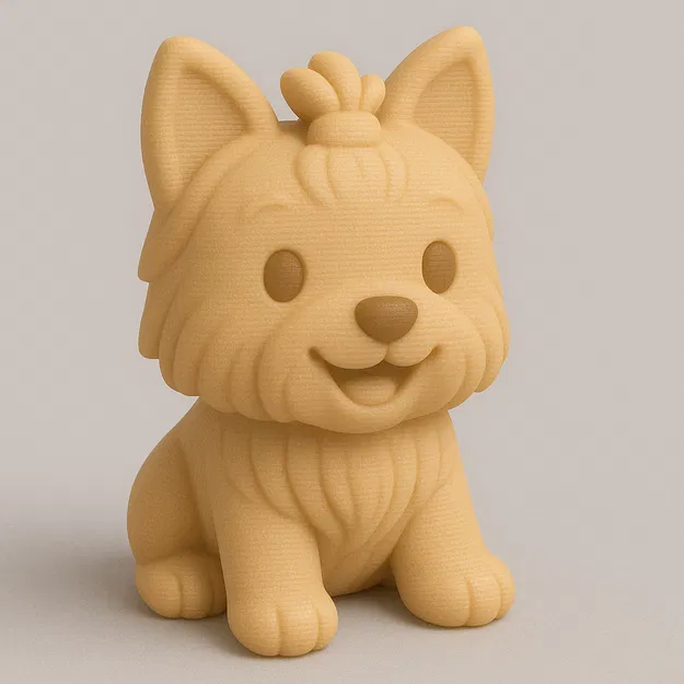 Mô hình chú chó Yorkshire dễ thương cho người yêu cún - Image 1