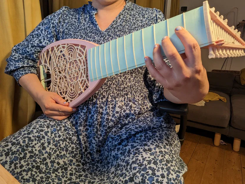 Cybertwee Electric Baroque Lute (Đàn Lute Baroque điện 20 dây) - Image 2