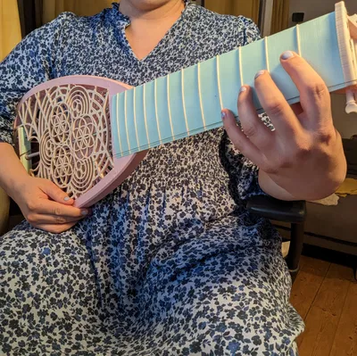 Cybertwee Electric Baroque Lute (Đàn Lute Baroque điện 20 dây)