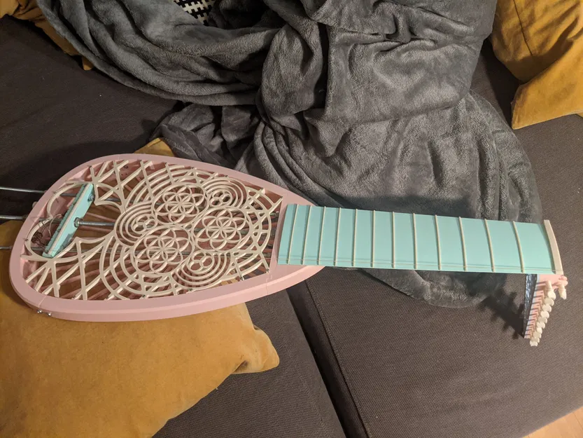 Cybertwee Electric Baroque Lute (Đàn Lute Baroque điện 20 dây) - Image 4