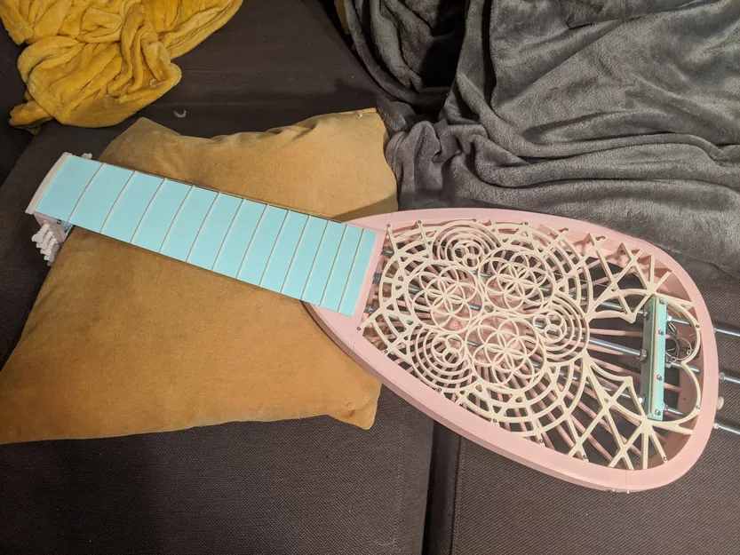 Cybertwee Electric Baroque Lute (Đàn Lute Baroque điện 20 dây) - Image 8