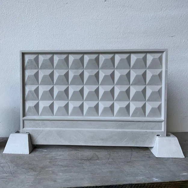 Mô hình hàng rào bê tông PO-2 phong cách Liên Xô cho sa bàn - Image 1