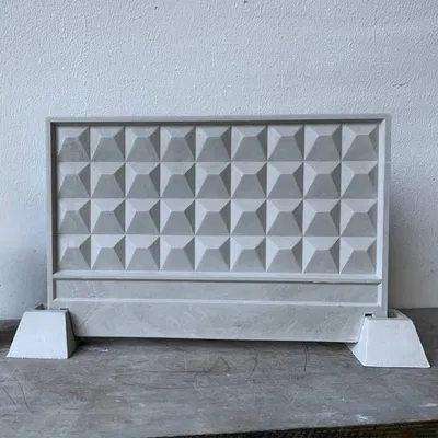 Mô hình hàng rào bê tông PO-2 phong cách Liên Xô cho sa bàn